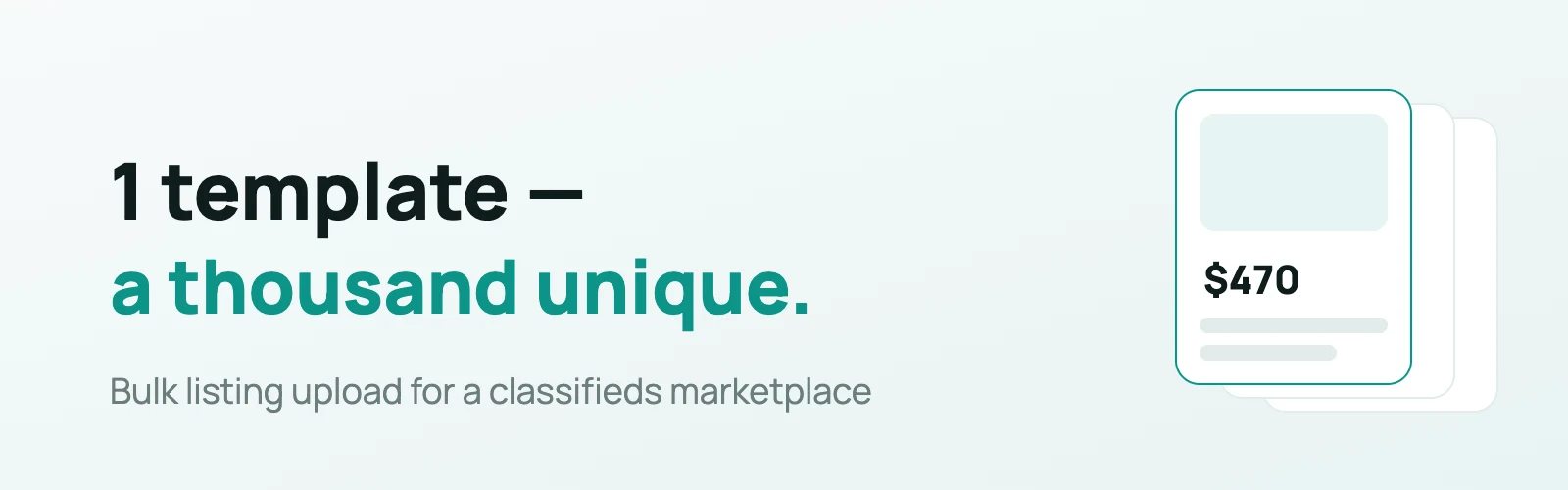 AdLoader — listing management and bulk upload